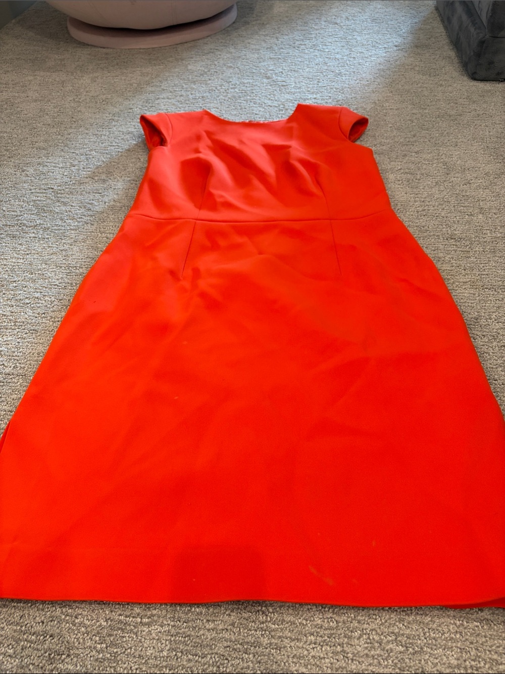ESCADA Women's Cap-Sleeve Sheath Dress Size 44 in Gladiola